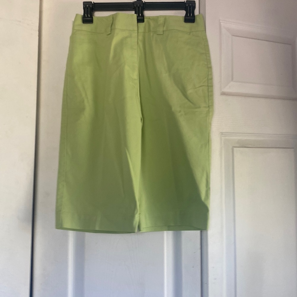 Talbots Women lime green golf shorts